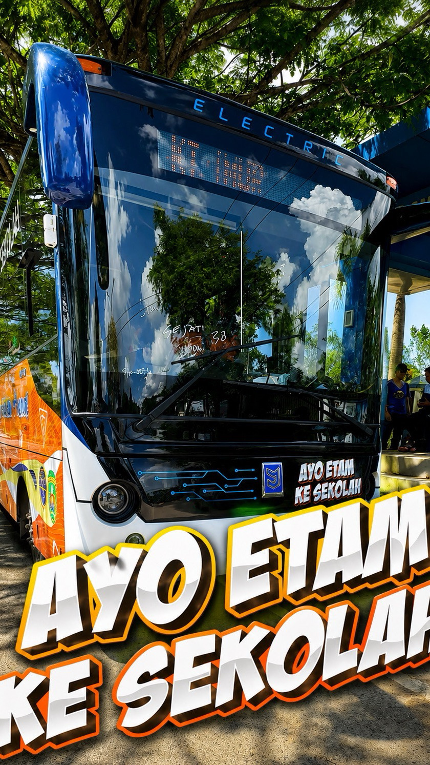 Bus Listrik Sekolah 