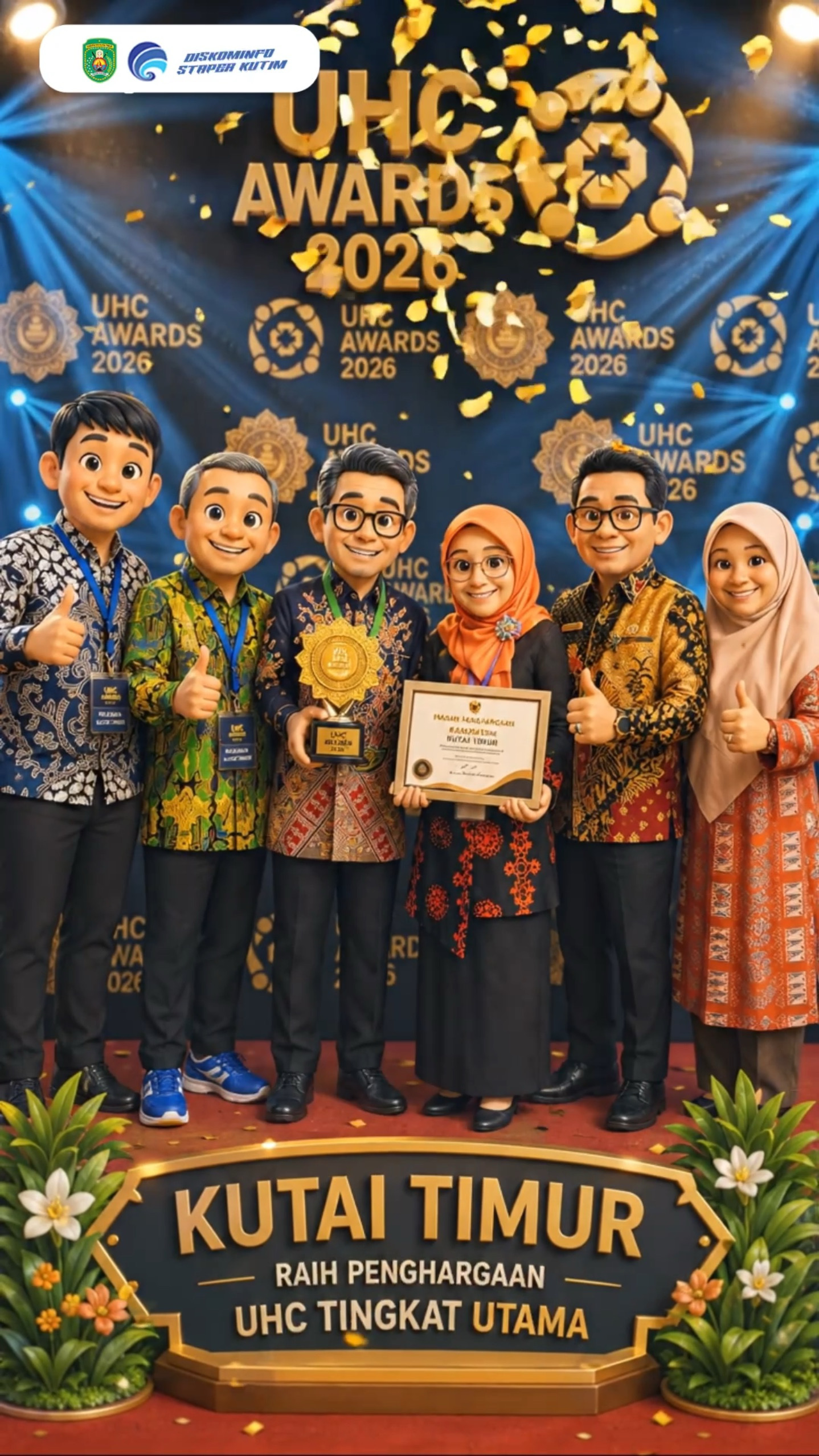 Kutim Raih UHC Kategori Utama 